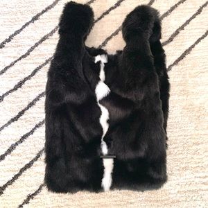 Kendall & Kylie Michelle faux fur bag